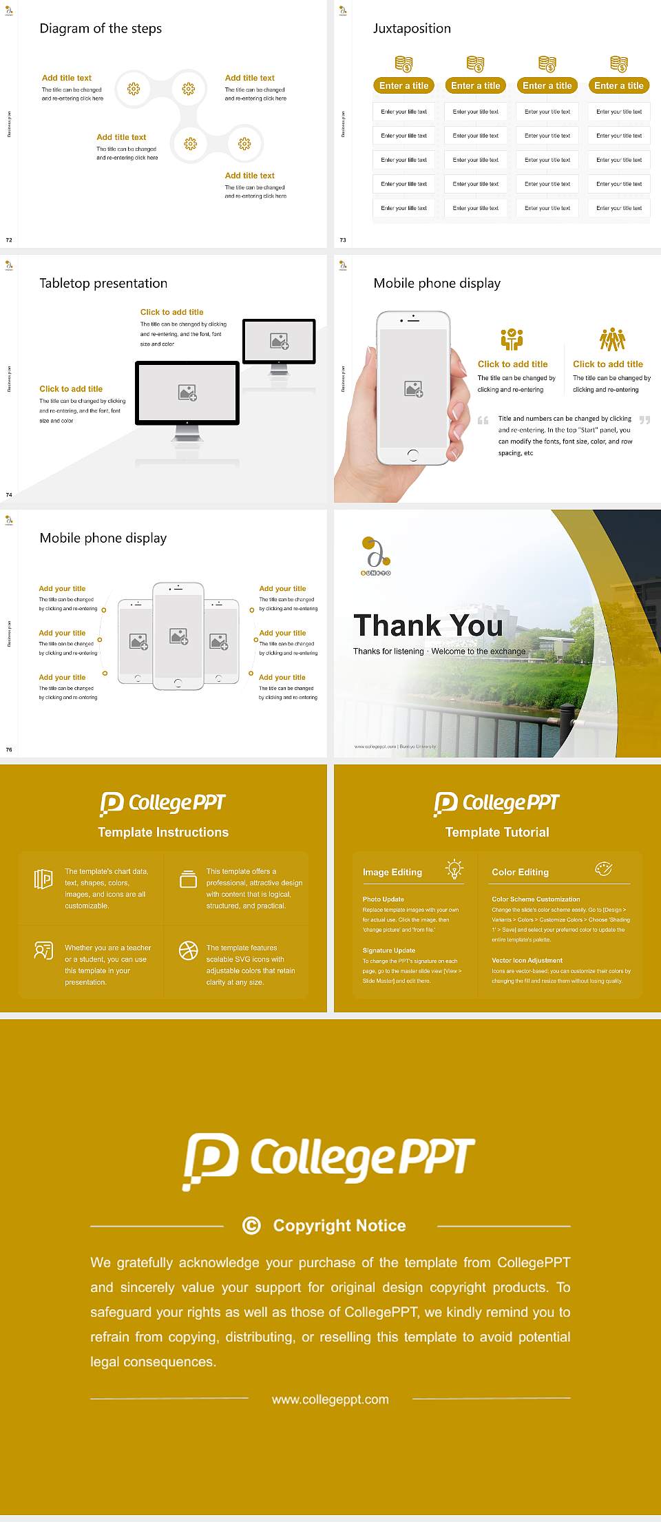 Bunkyo University Competition/Entrepreneurship Contest PPT Template4:3 ratio PPT effect preview image9