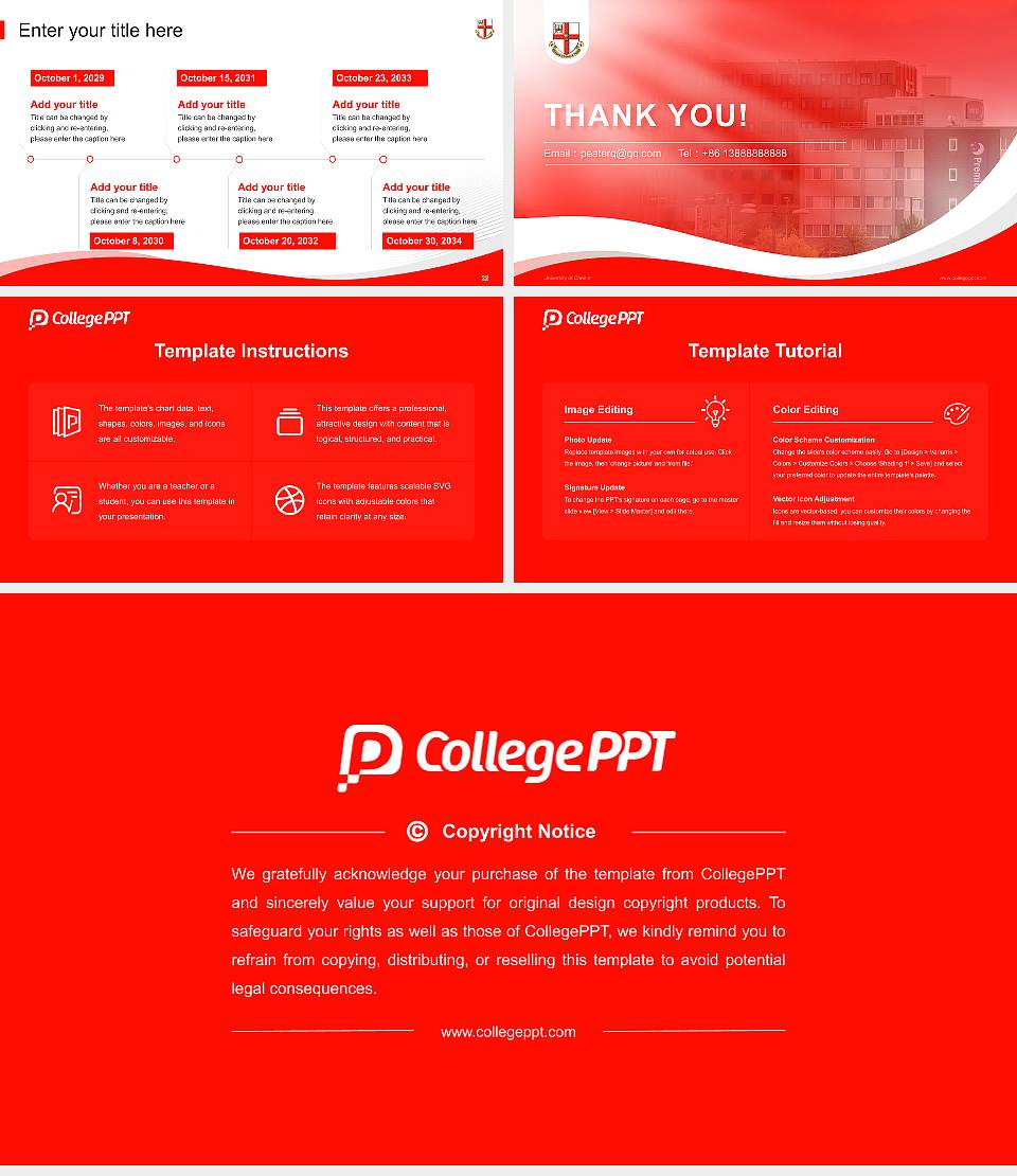 University of Chester Lecture Sharing and Networking Event PPT Template16:9 ratio PPT effect preview image4