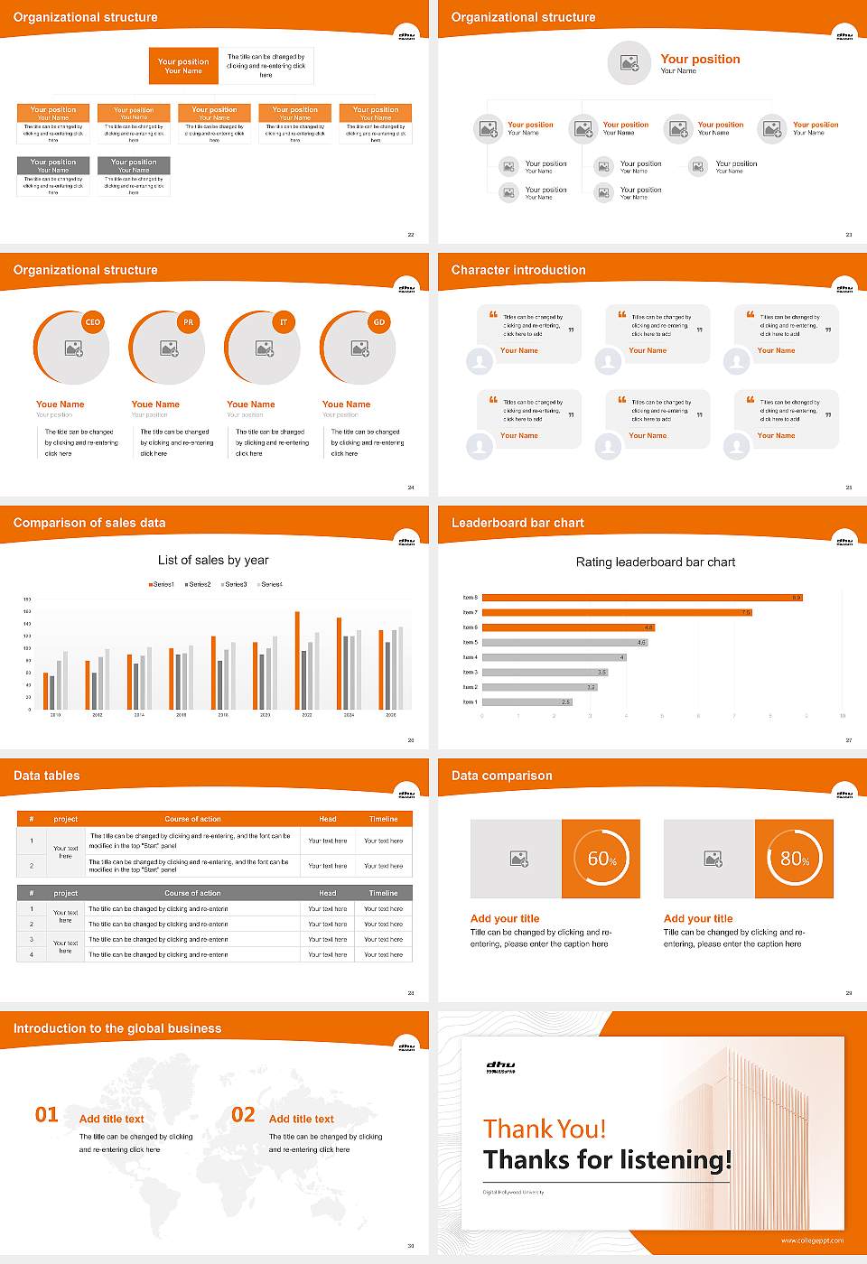Digital Hollywood University Academic Presentation/Research Findings Report PPT Template16:9 ratio PPT effect preview image4