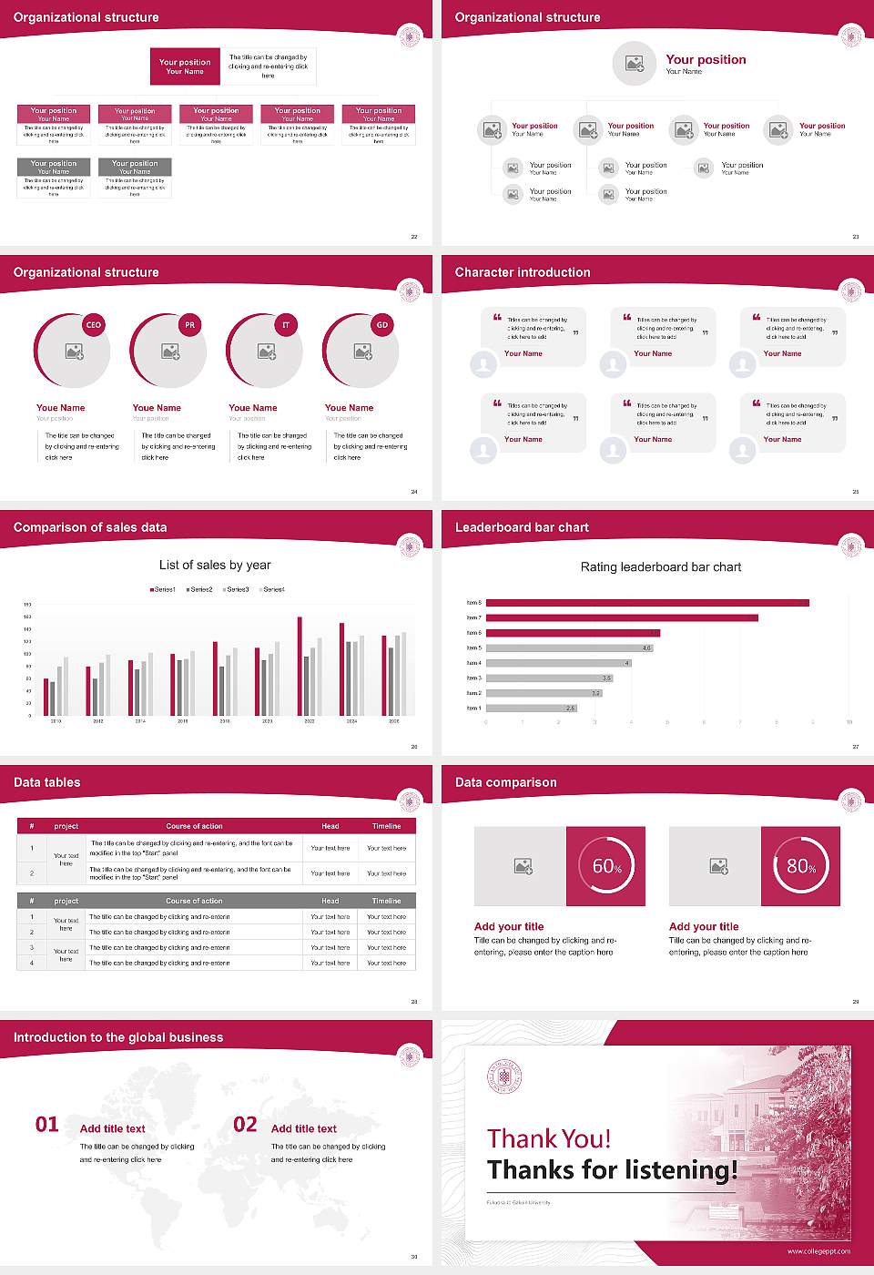 Fukuoka Jo Gakuin University Academic Presentation/Research Findings Report PPT Template16:9 ratio PPT effect preview image4