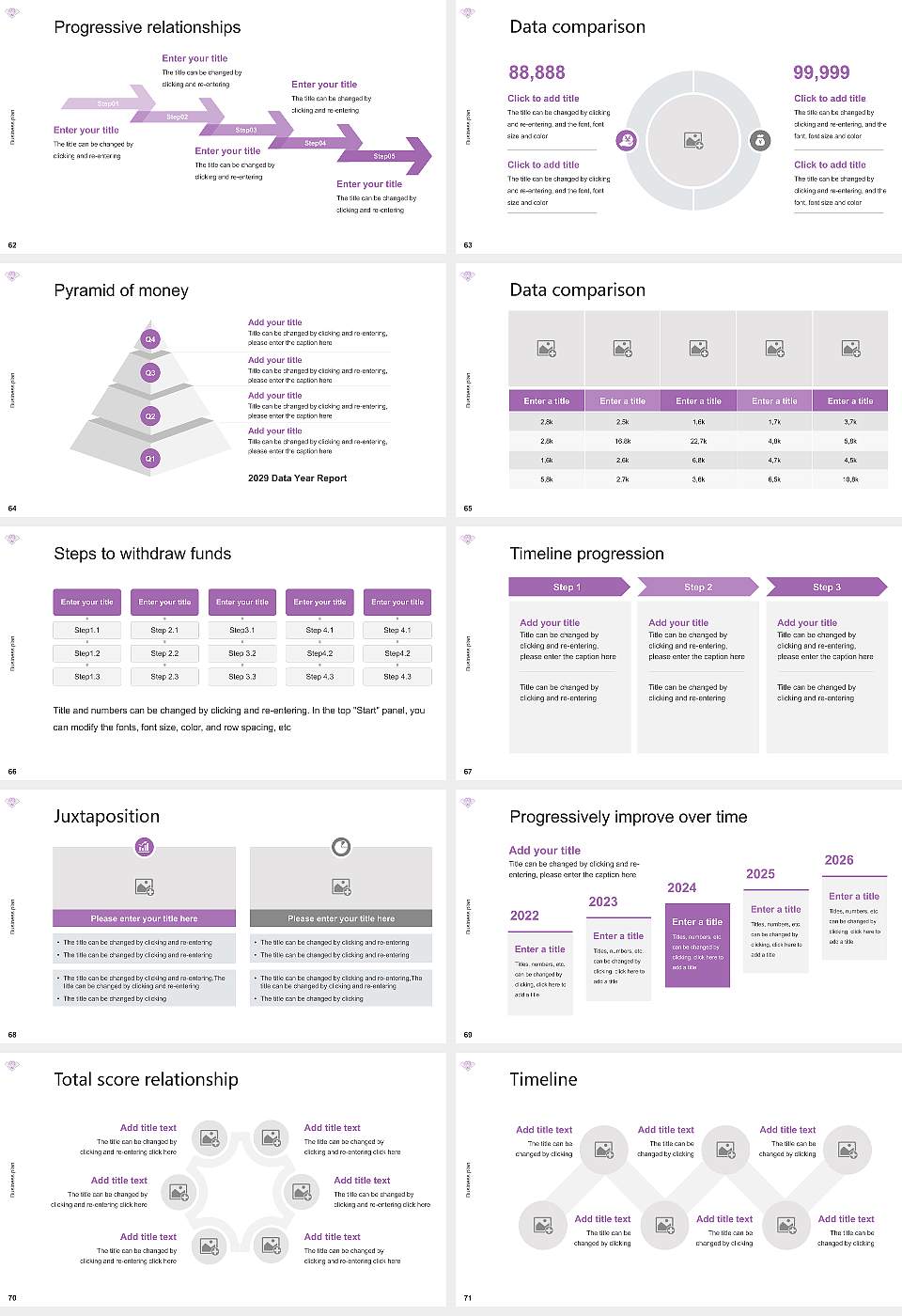 Bunka Gakuen University Competition/Entrepreneurship Contest PPT Template16:9 ratio PPT effect preview image8