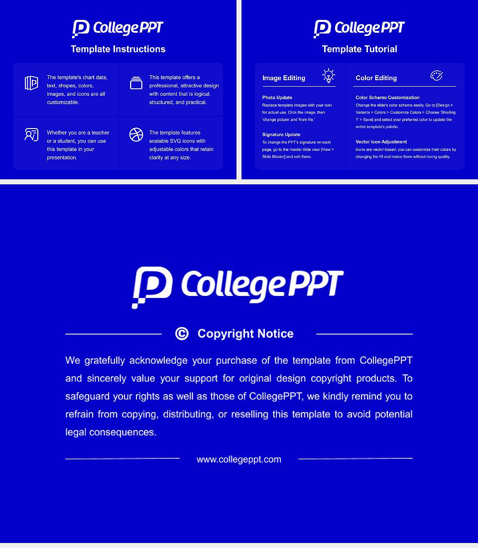Far East University Course/Courseware Creation PPT Template4:3 ratio PPT effect preview image5