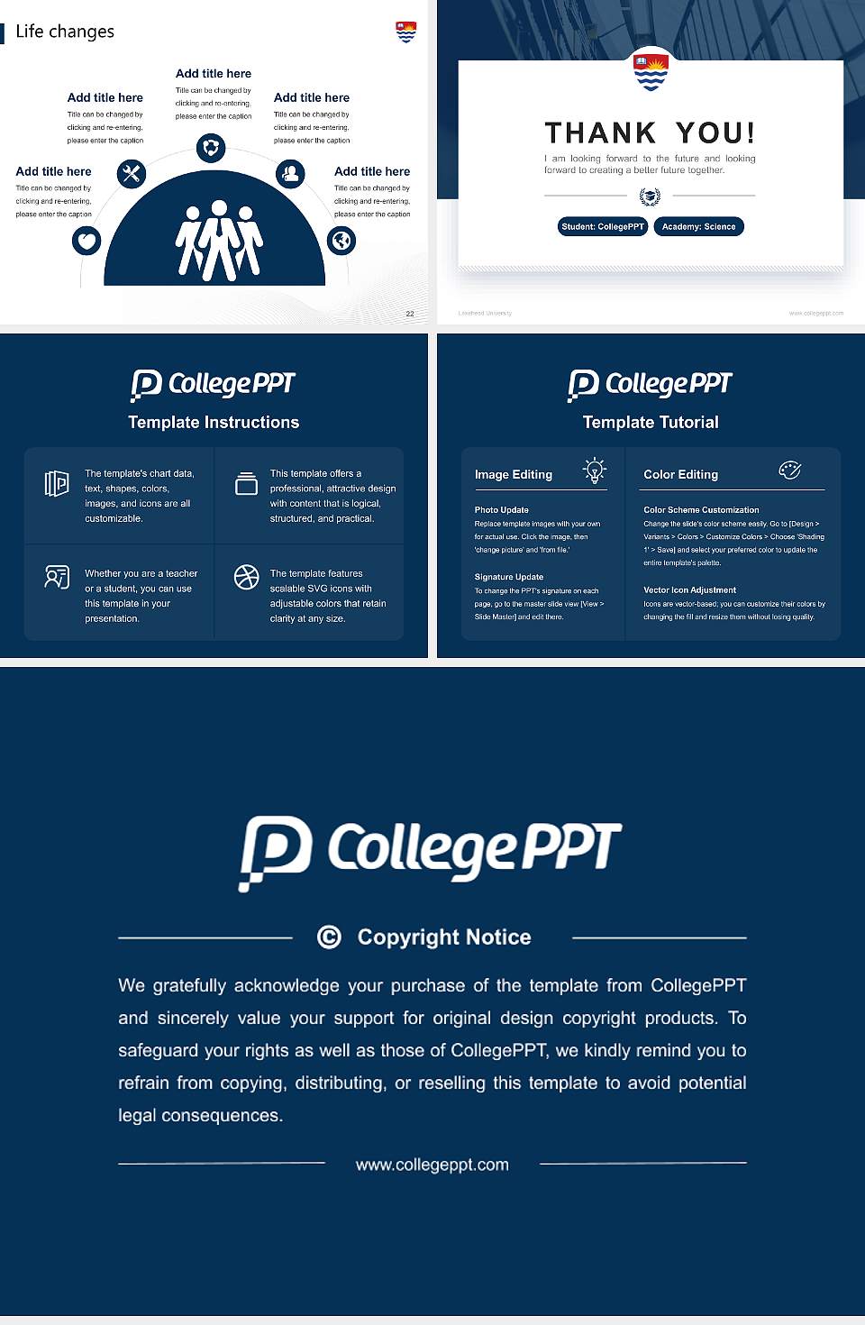 Lakehead University National Scholarship Defense PPT Template4:3 ratio PPT effect preview image4