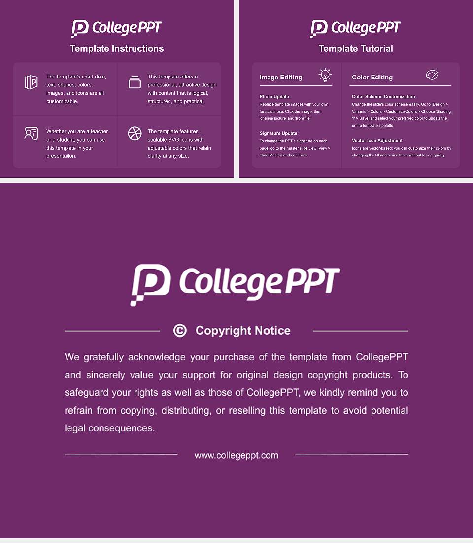 University of Winchester Course/Courseware Creation PPT Template4:3 ratio PPT effect preview image5