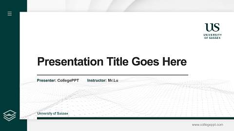 University of Sussex Thesis Proposal/Graduation Defense PPT Template