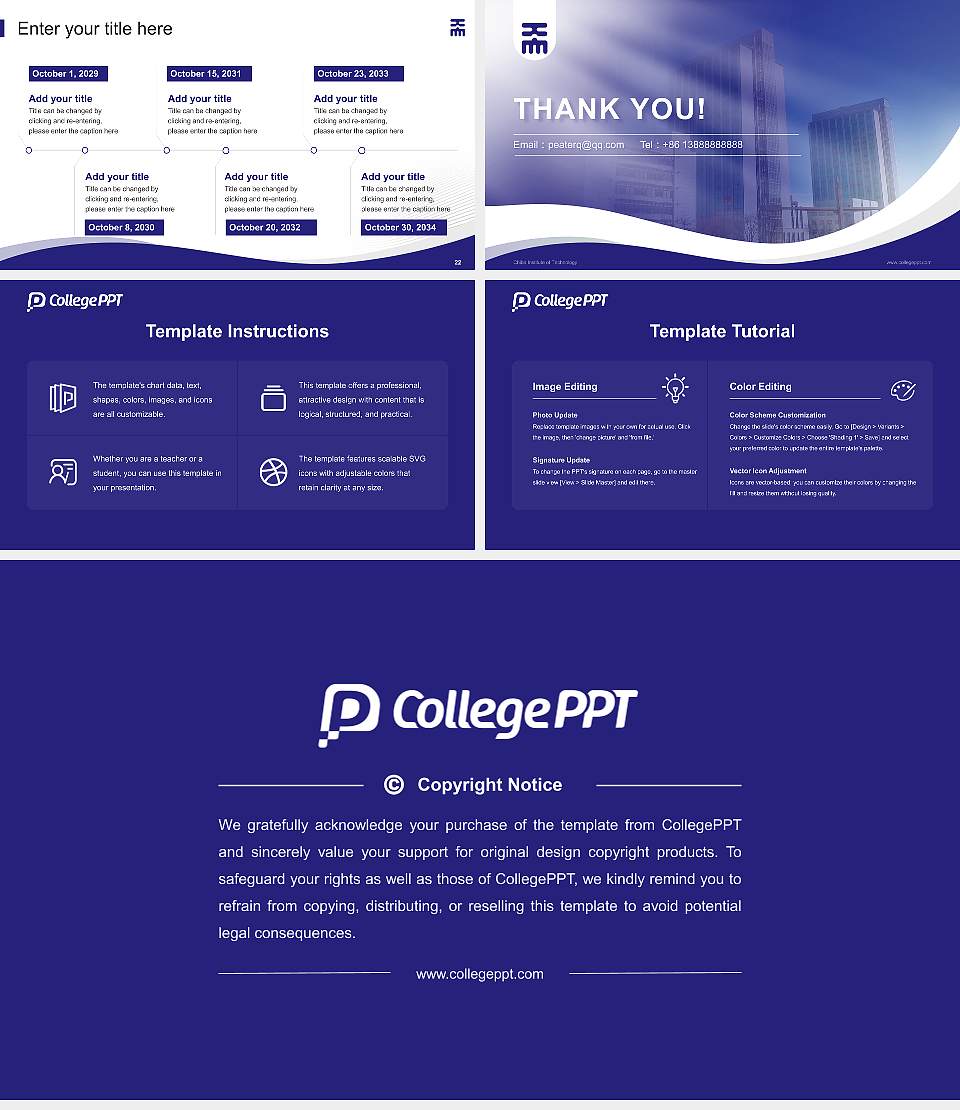 Chiba Institute of Technology Lecture Sharing and Networking Event PPT Template16:9 ratio PPT effect preview image4