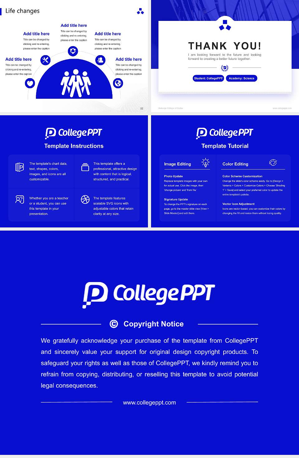 Butsuryo College of Osaka National Scholarship Defense PPT Template4:3 ratio PPT effect preview image4
