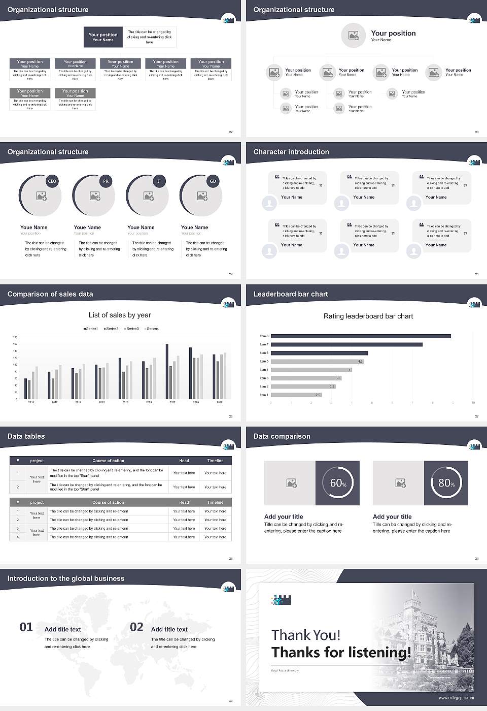 Royal Roads University Academic Presentation/Research Findings Report PPT Template16:9 ratio PPT effect preview image4