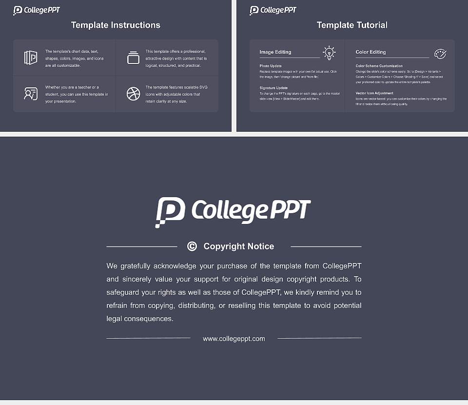 Royal Roads University Academic Presentation/Research Findings Report PPT Template16:9 ratio PPT effect preview image5