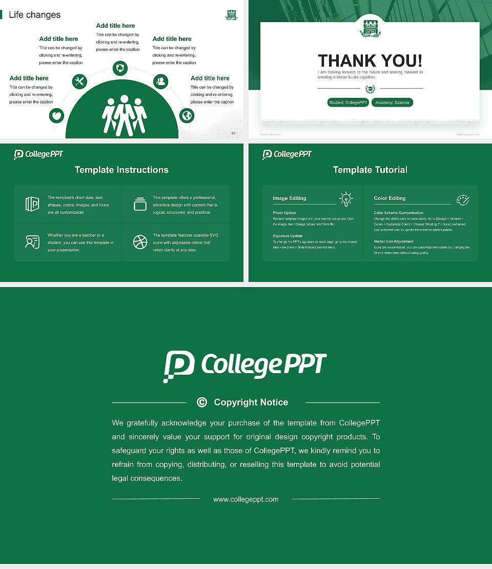 Aomori University National Scholarship Defense PPT Template16:9 ratio PPT effect preview image4