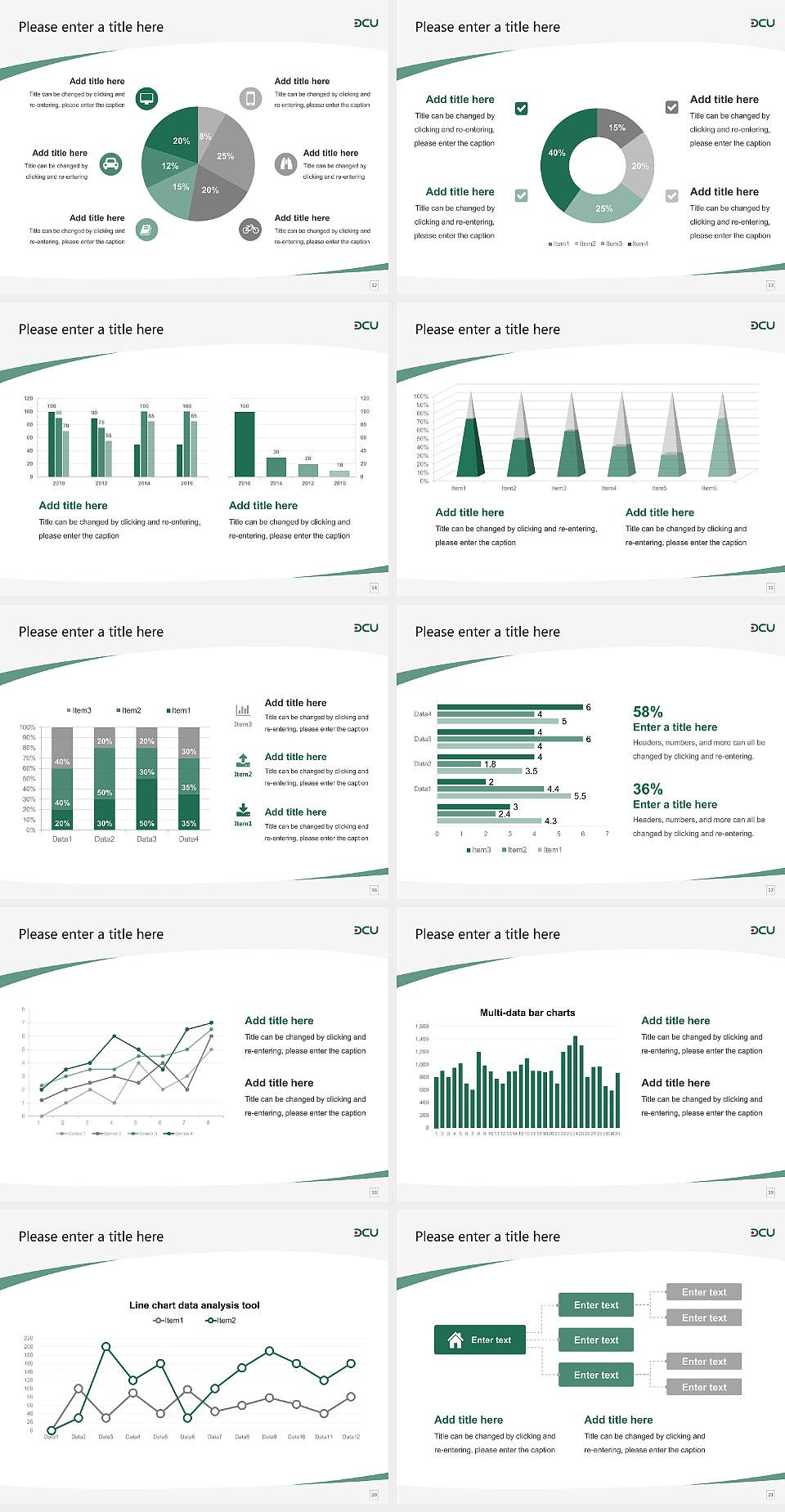 Den-en Chofu University Course/Courseware Creation PPT Template4:3 ratio PPT effect preview image3