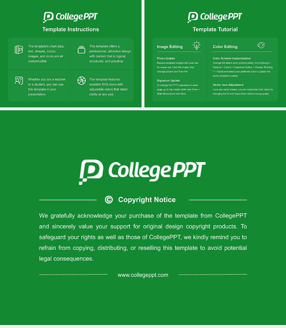 Asia University Course/Courseware Creation PPT Template4:3 ratio PPT effect preview image5