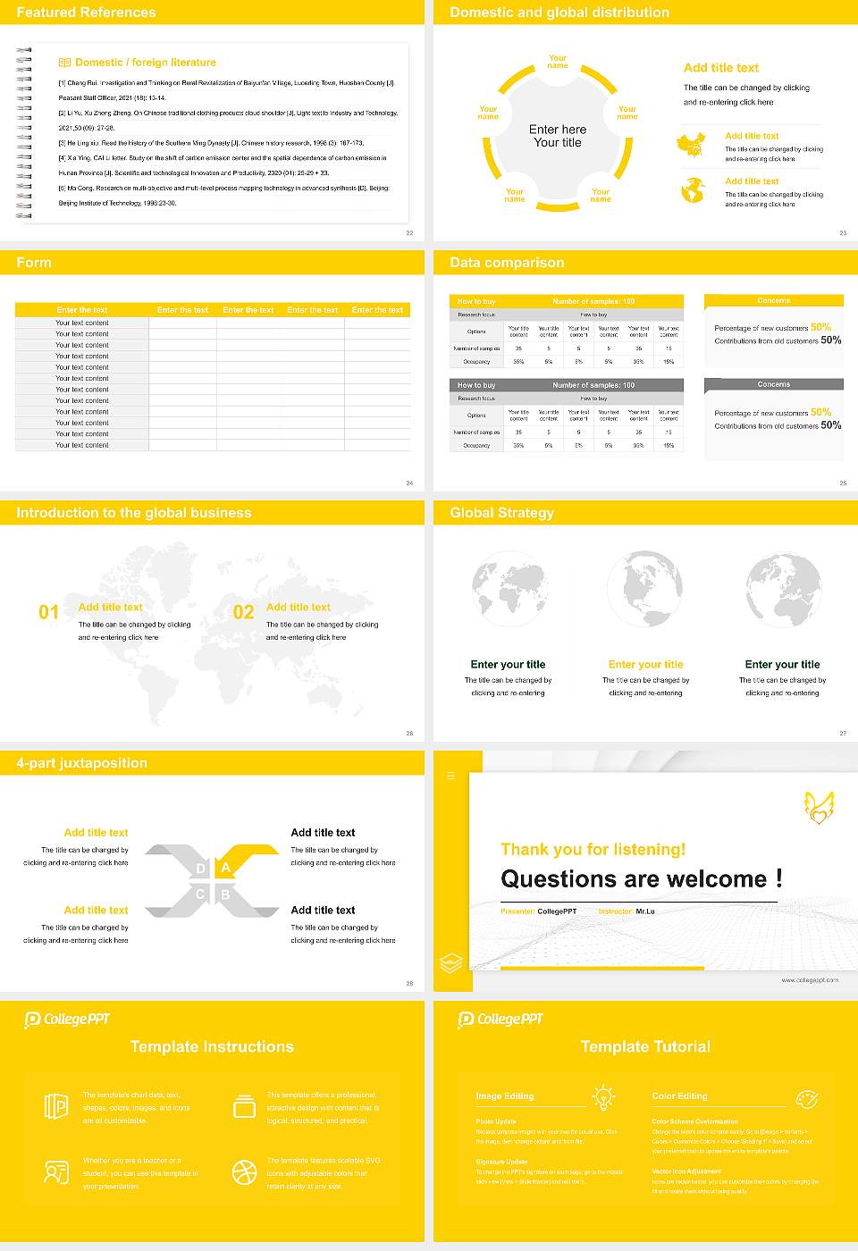 Japan Health Care College Thesis Proposal/Graduation Defense PPT Template16:9 ratio PPT effect preview image4