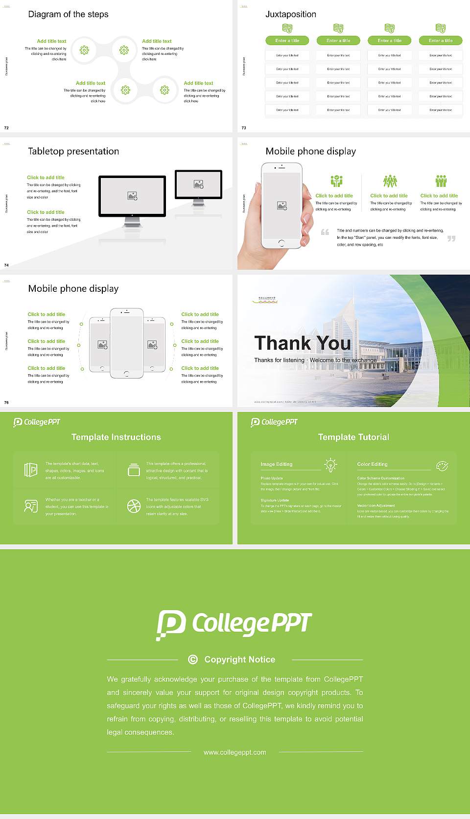 Akita University of Art Competition/Entrepreneurship Contest PPT Template16:9 ratio PPT effect preview image9
