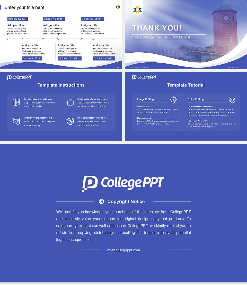 St. Mary’s University, Calgary Lecture Sharing and Networking Event PPT Template16:9 ratio PPT effect preview image4