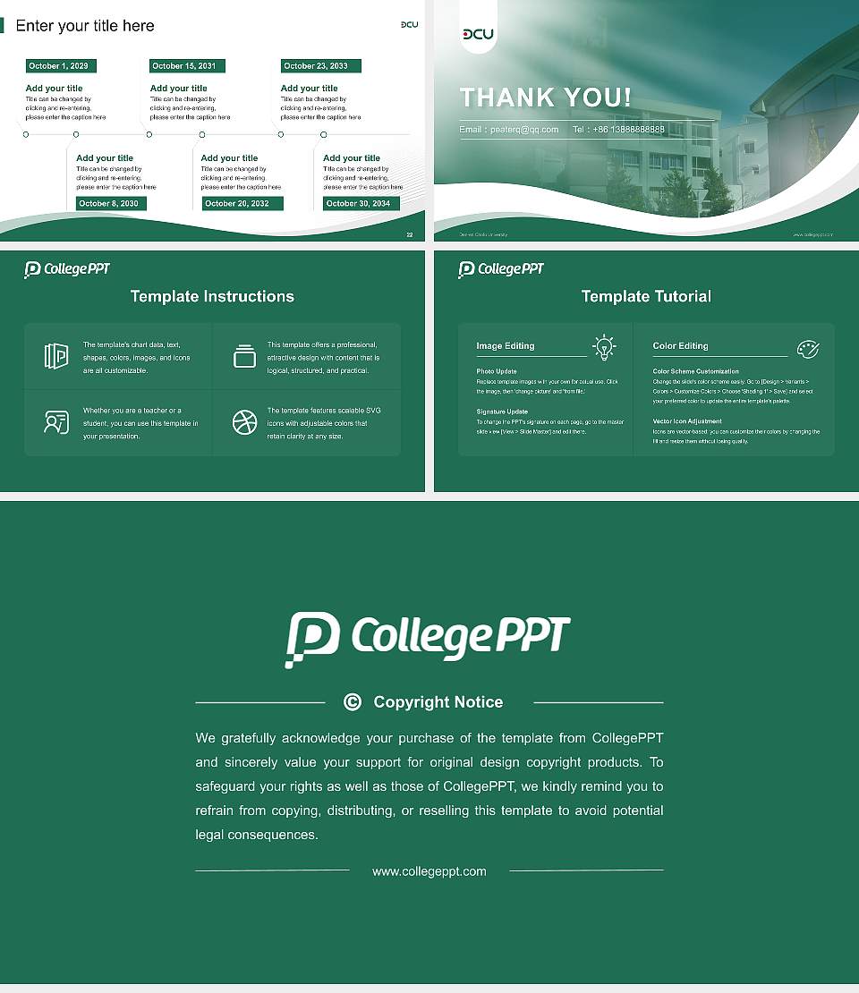 Den-en Chofu University Lecture Sharing and Networking Event PPT Template16:9 ratio PPT effect preview image4
