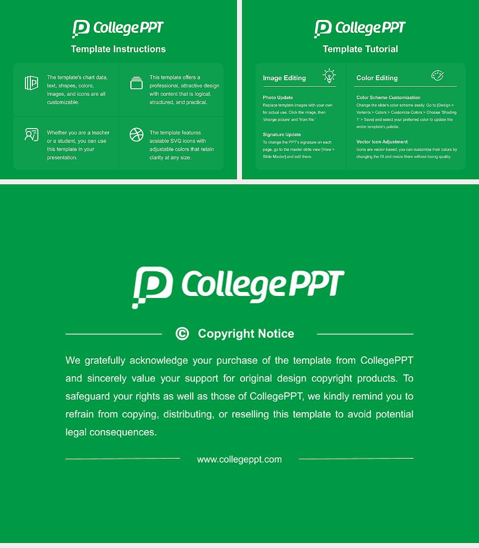 Fukushima Medical University Course/Courseware Creation PPT Template4:3 ratio PPT effect preview image5