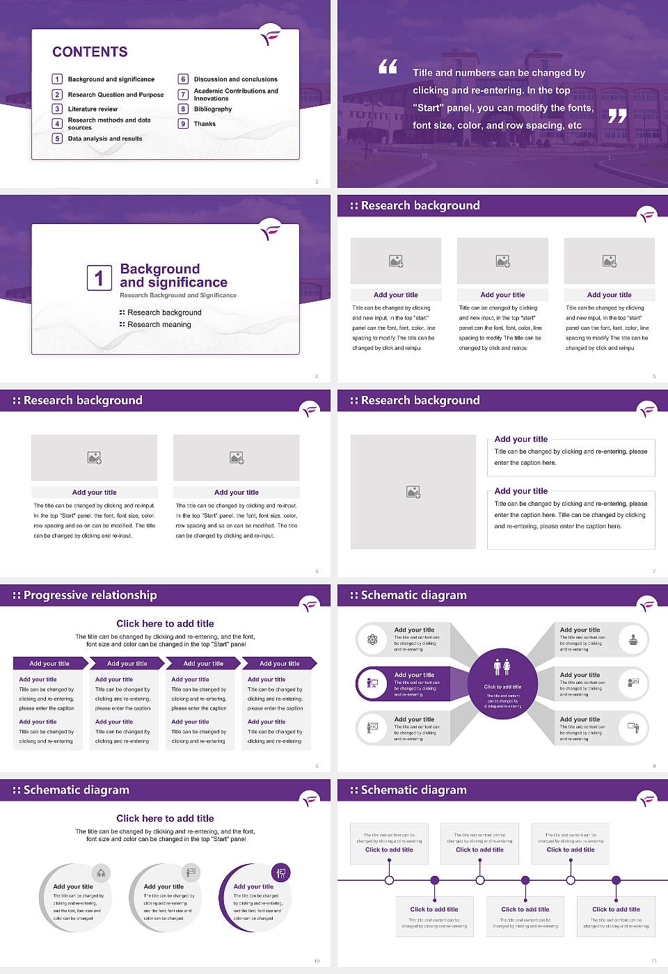 Fuji Women’s University Graduation Thesis Defense PPT Template16:9 ratio PPT effect preview image2