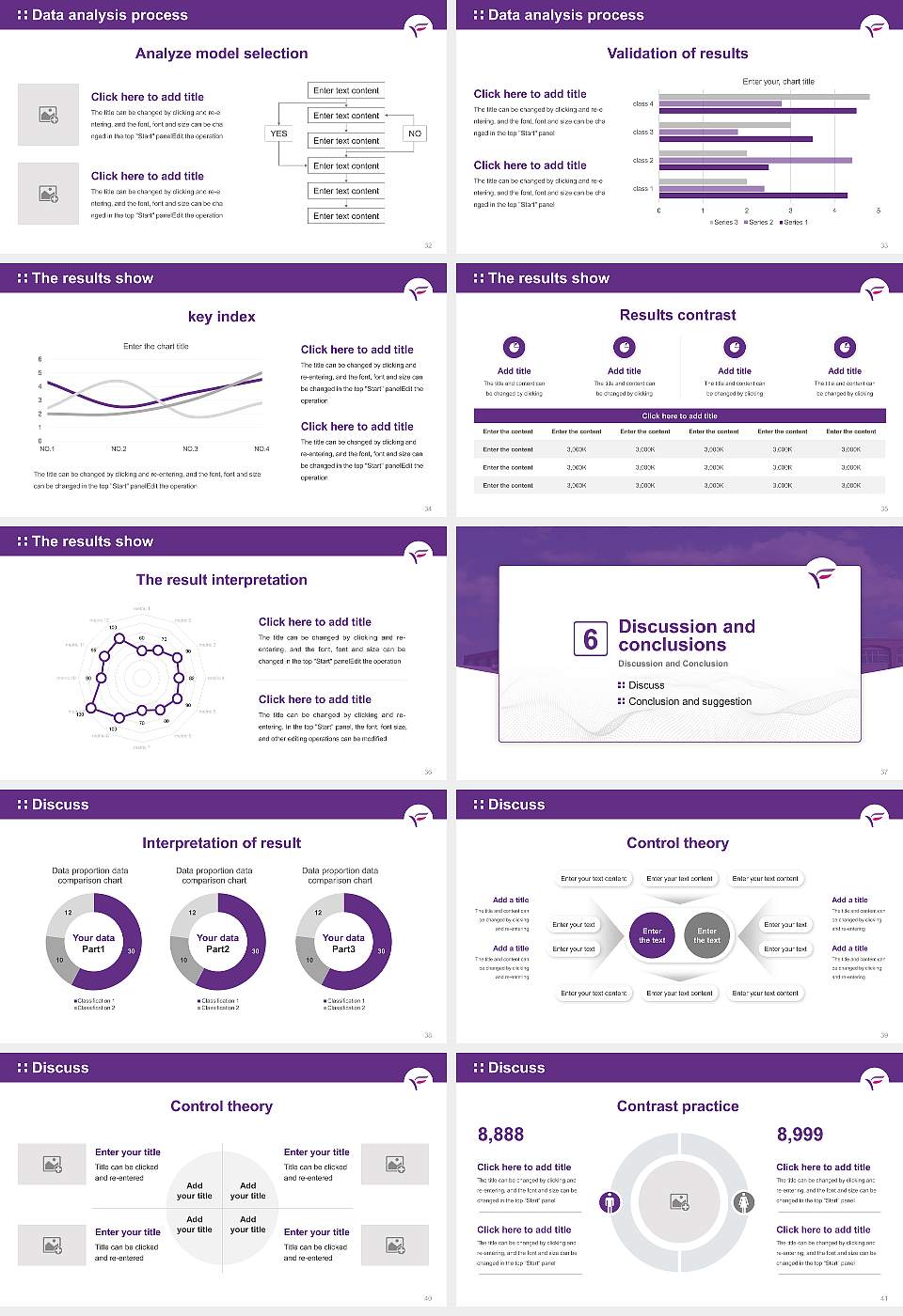 Fuji Women’s University Graduation Thesis Defense PPT Template16:9 ratio PPT effect preview image5