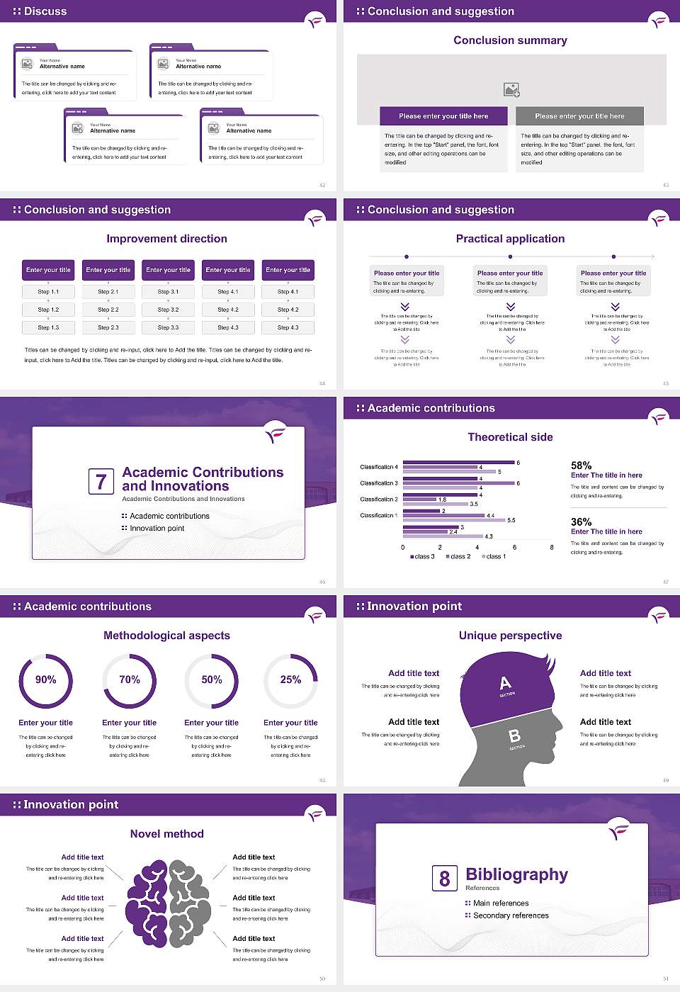 Fuji Women’s University Graduation Thesis Defense PPT Template16:9 ratio PPT effect preview image6
