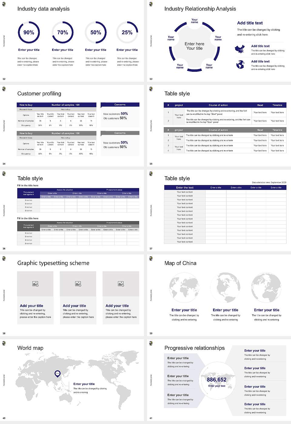 Ikuei University Competition/Entrepreneurship Contest PPT Template16:9 ratio PPT effect preview image5