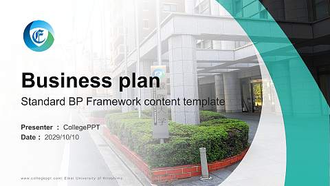 Eikei University of Hiroshima Competition/Entrepreneurship Contest PPT Template
