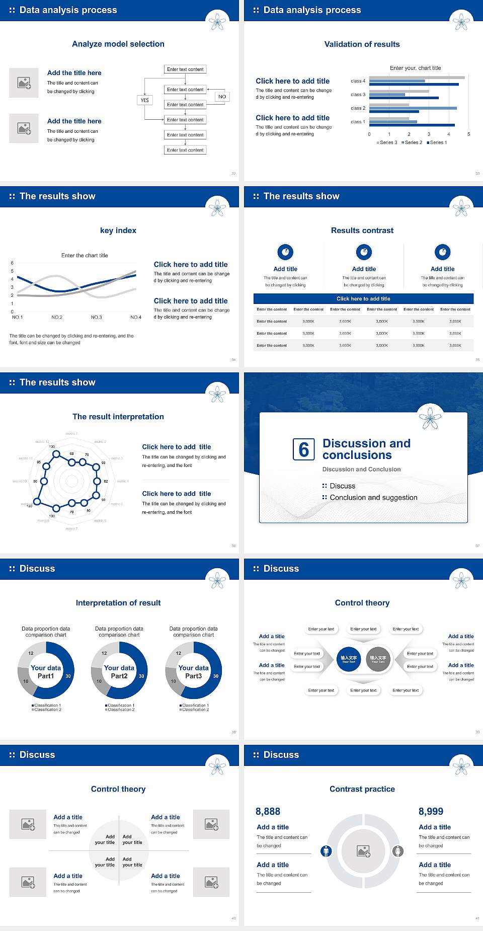 Gakushuin University Graduation Thesis Defense PPT Template4:3 ratio PPT effect preview image5