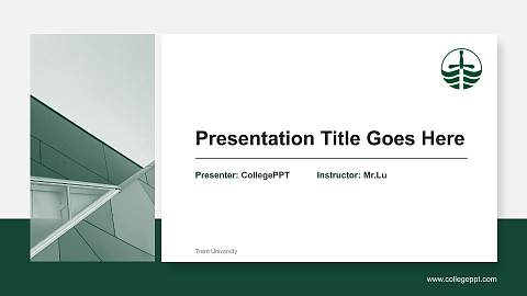 Trent University General Purpose PPT Template