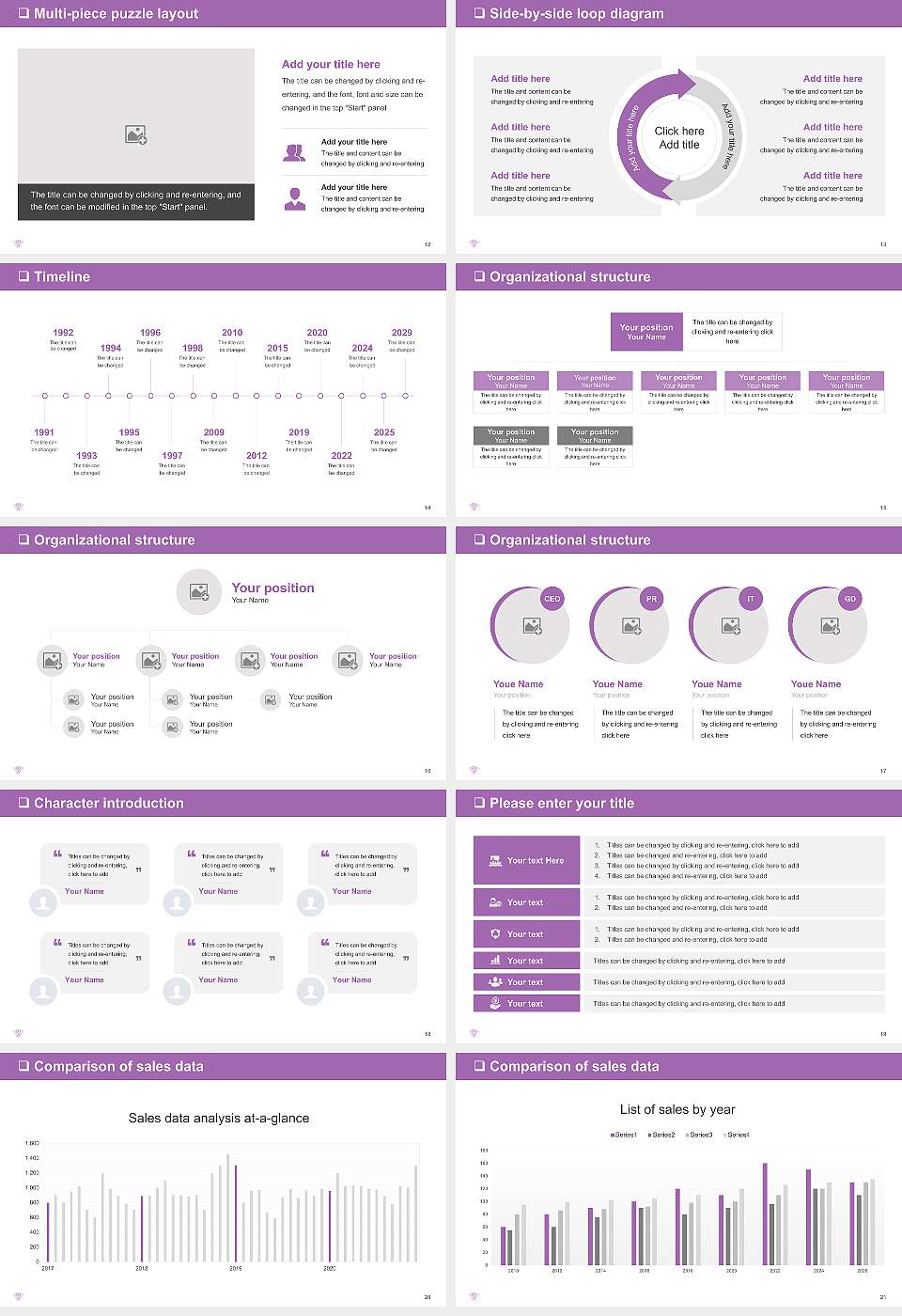 Bunka Gakuen University General Purpose PPT Template16:9 ratio PPT effect preview image3