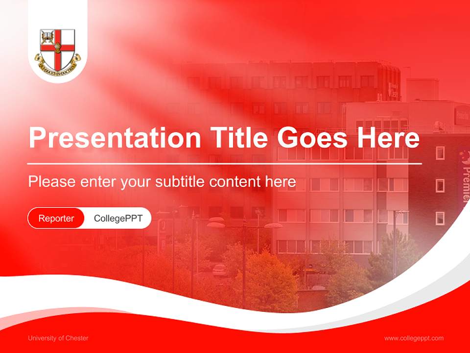 University of Chester Lecture Sharing and Networking Event PPT Template4:3 ratio PPT effect preview image4
