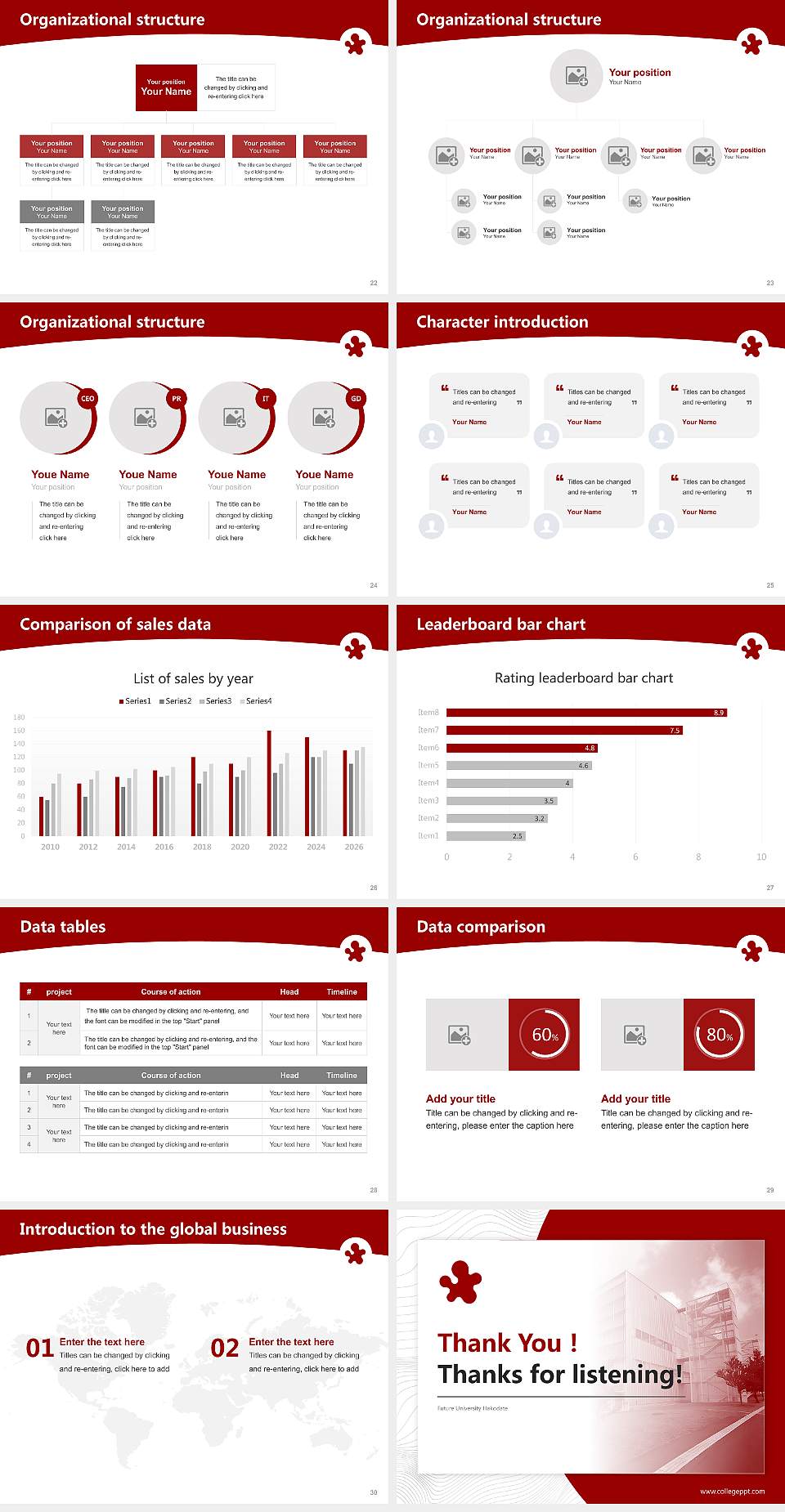 Future University Hakodate Academic Presentation/Research Findings Report PPT Template4:3 ratio PPT effect preview image4