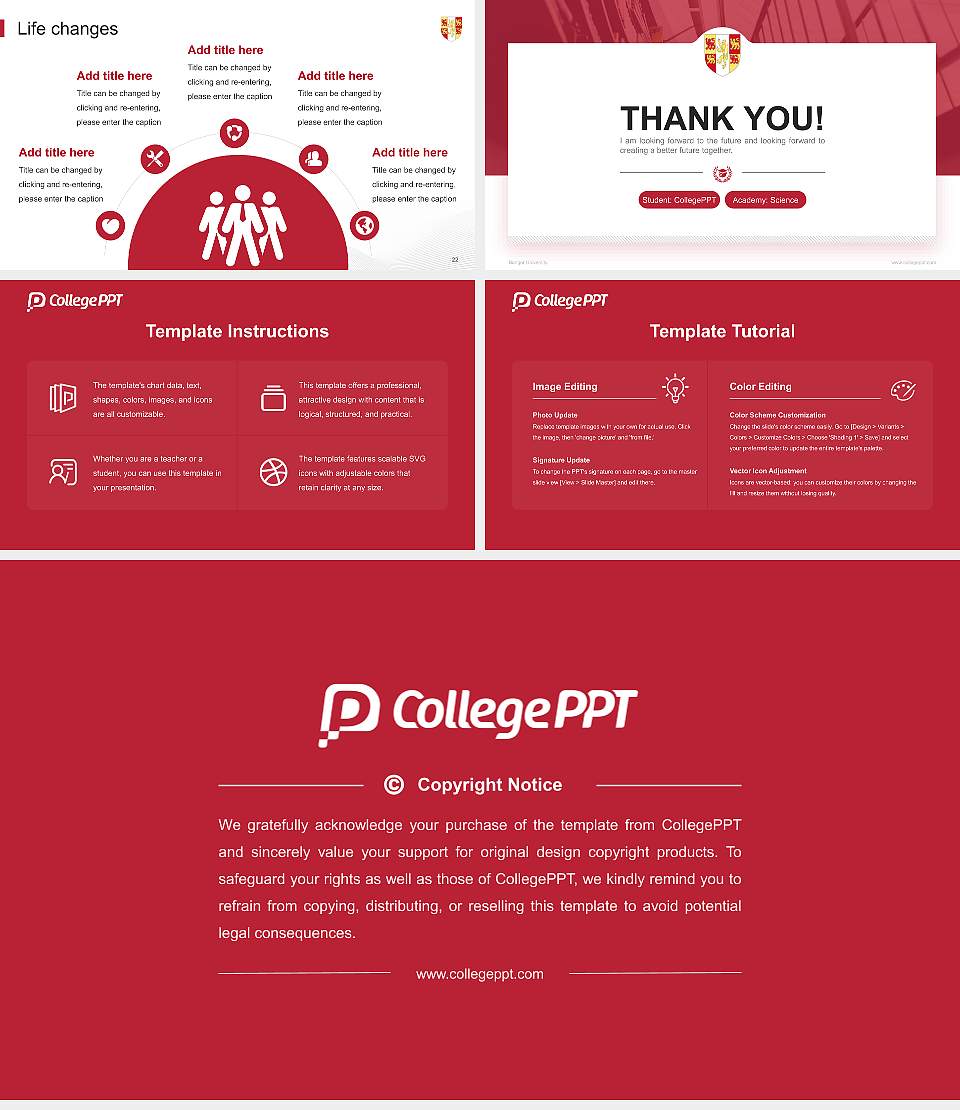 Bangor University National Scholarship Defense PPT Template16:9 ratio PPT effect preview image4