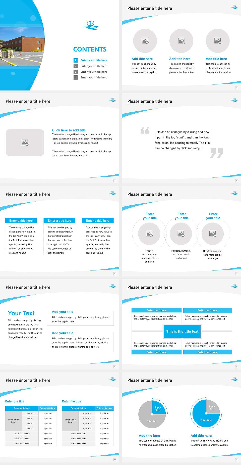 Chiba Institute of Science Course/Courseware Creation PPT Template4:3 ratio PPT effect preview image2