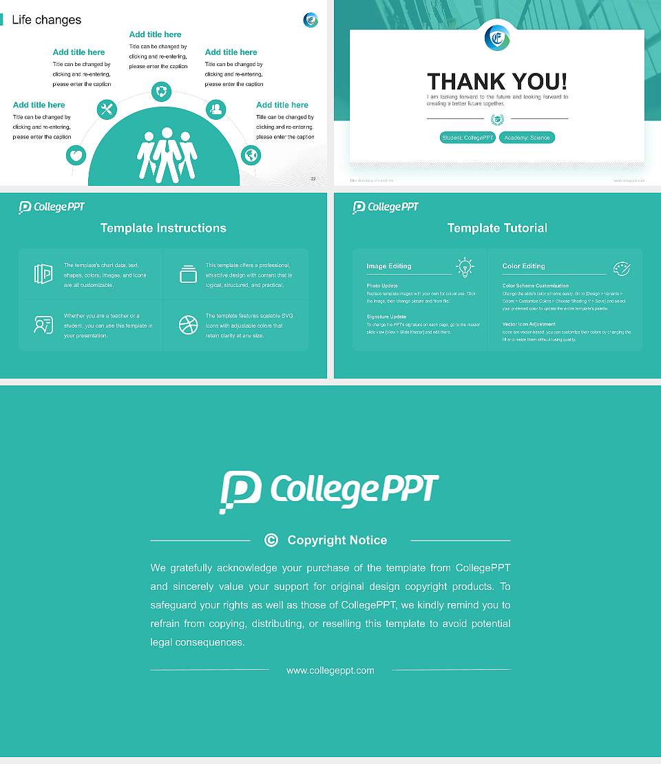 Eikei University of Hiroshima National Scholarship Defense PPT Template16:9 ratio PPT effect preview image4