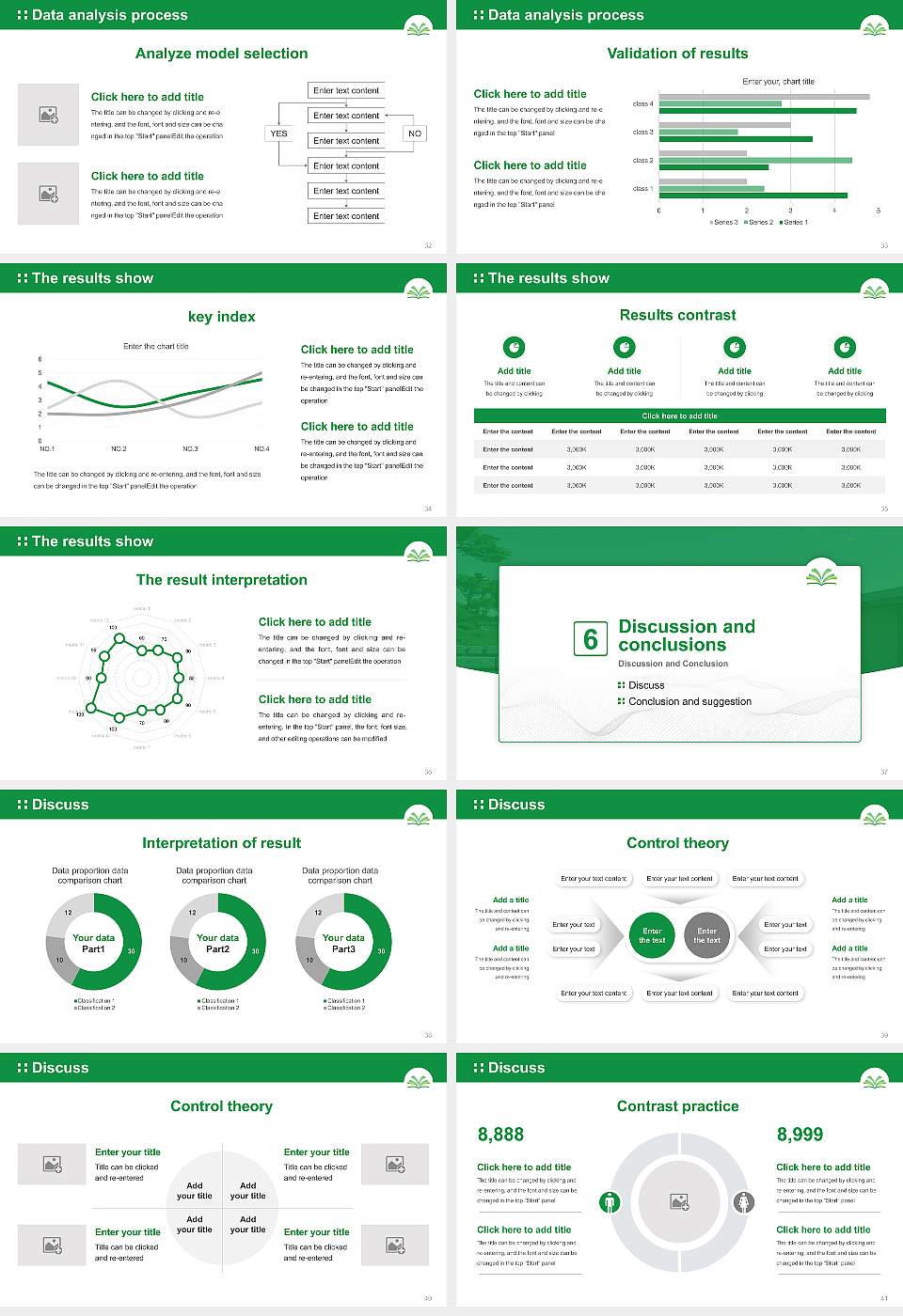 Akita University Graduation Thesis Defense PPT Template16:9 ratio PPT effect preview image5