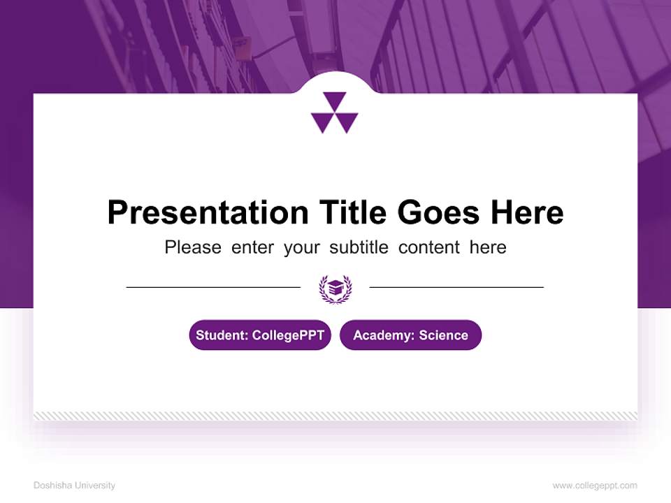Doshisha University National Scholarship Defense PPT Template4:3 ratio PPT effect preview image4