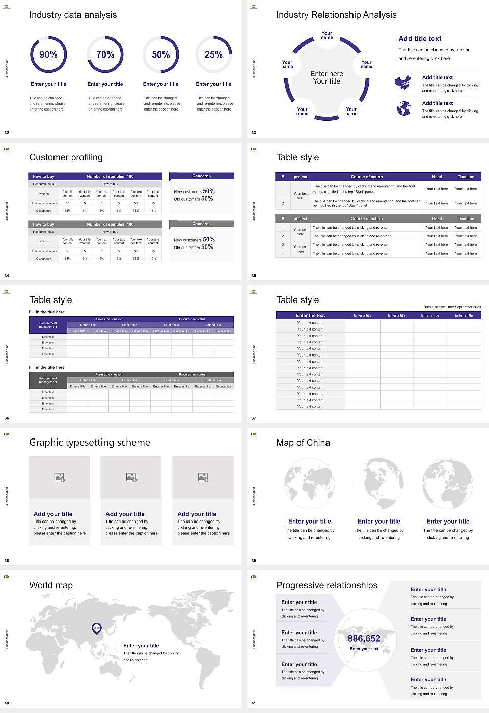 Bukkyo University Competition/Entrepreneurship Contest PPT Template16:9 ratio PPT effect preview image5