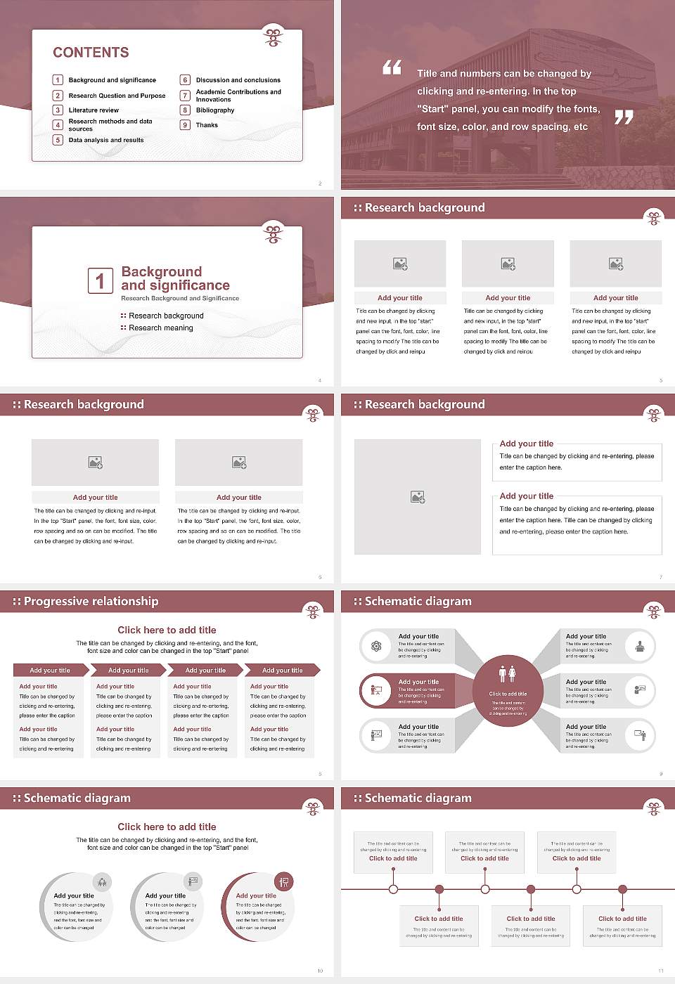 Aichi University of The Arts Graduation Thesis Defense PPT Template16:9 ratio PPT effect preview image2