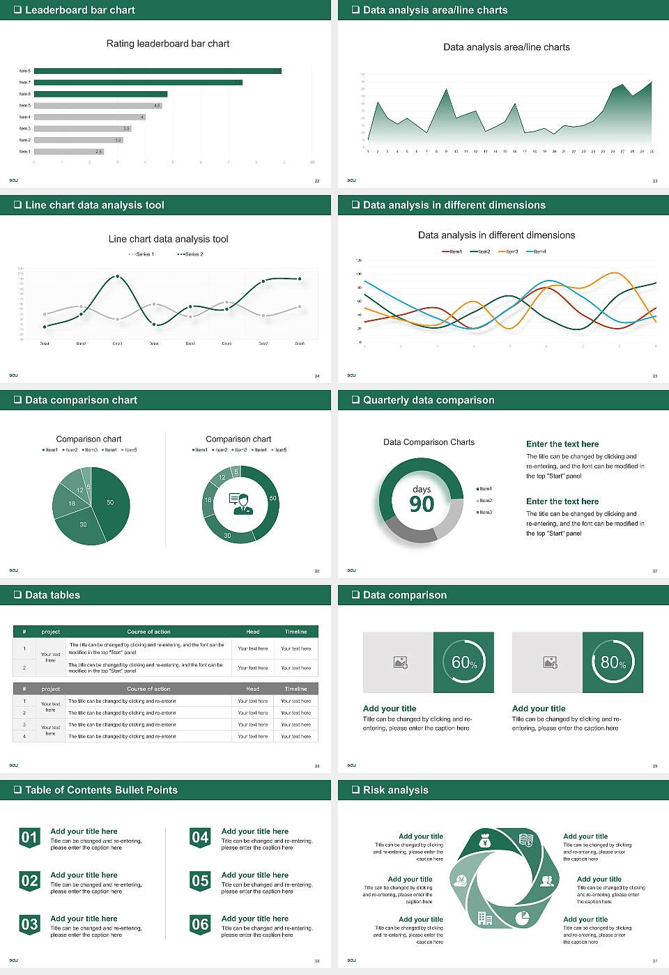 Den-en Chofu University General Purpose PPT Template16:9 ratio PPT effect preview image4