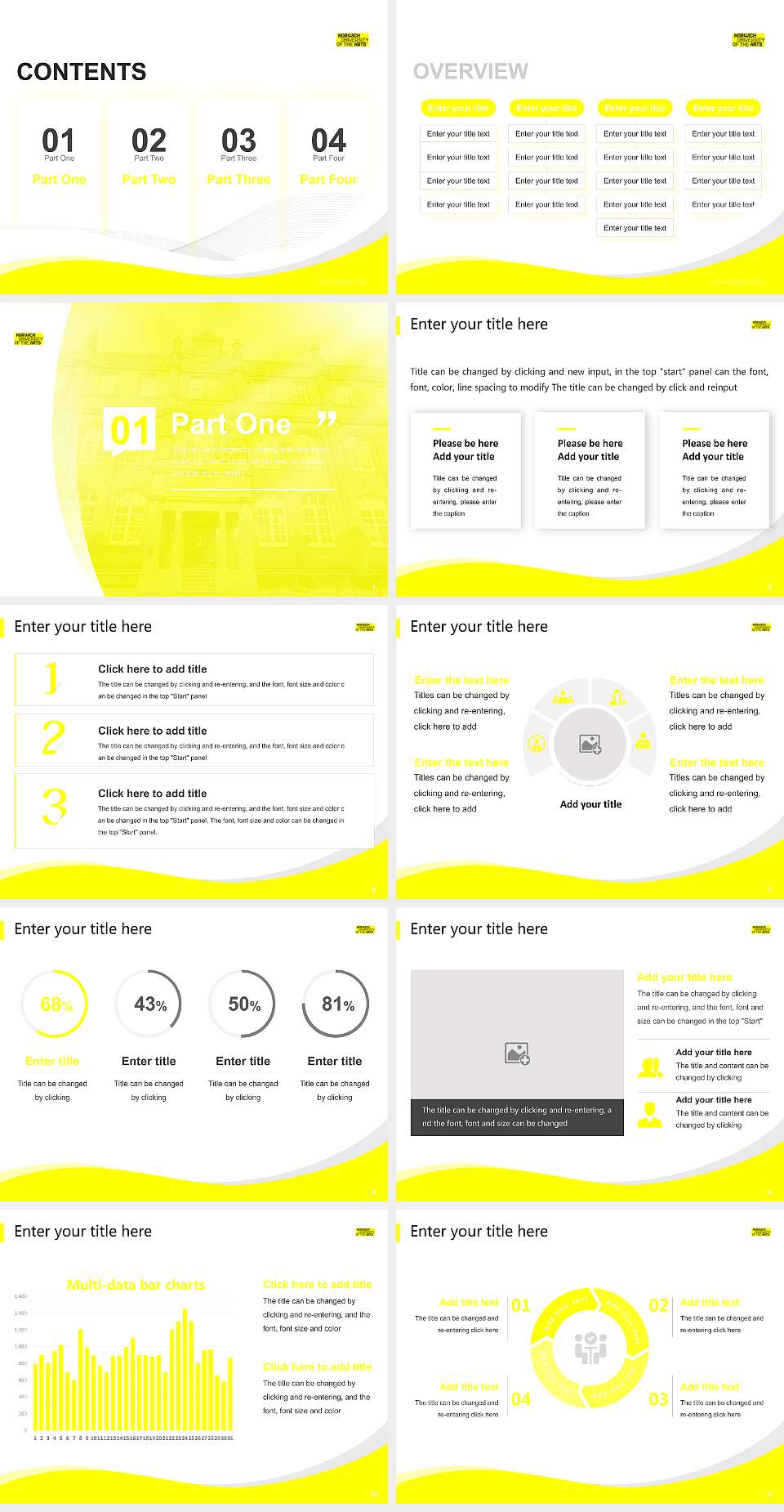 Norwich University of the Arts Lecture Sharing and Networking Event PPT Template4:3 ratio PPT effect preview image2