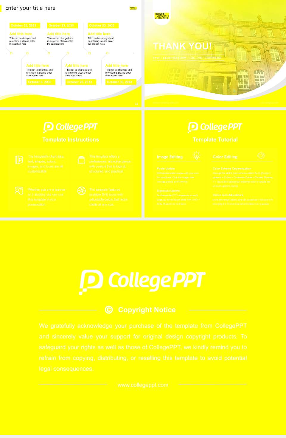 Norwich University of the Arts Lecture Sharing and Networking Event PPT Template4:3 ratio PPT effect preview image4