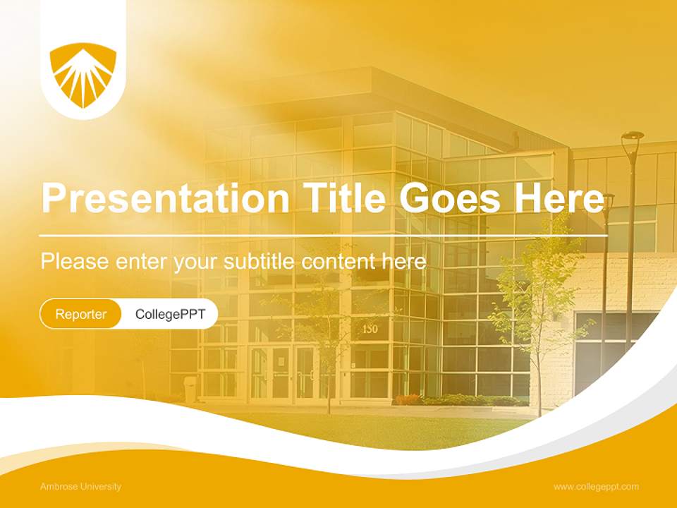 Ambrose University Lecture Sharing and Networking Event PPT Template4:3 ratio PPT effect preview image4