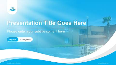 Chiba Institute of Science Lecture Sharing and Networking Event PPT Template