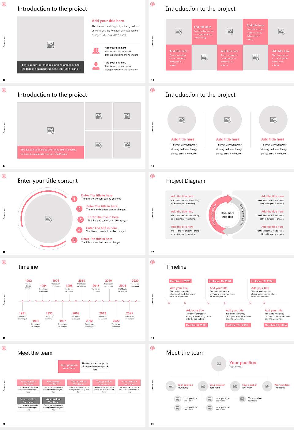 Aikoku Gakuen University Competition/Entrepreneurship Contest PPT Template16:9 ratio PPT effect preview image3
