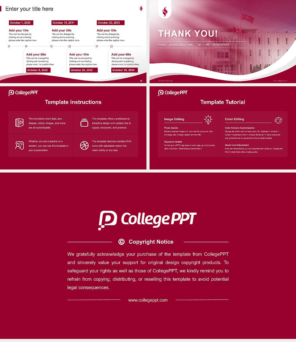 University of Sudbury Lecture Sharing and Networking Event PPT Template16:9 ratio PPT effect preview image4