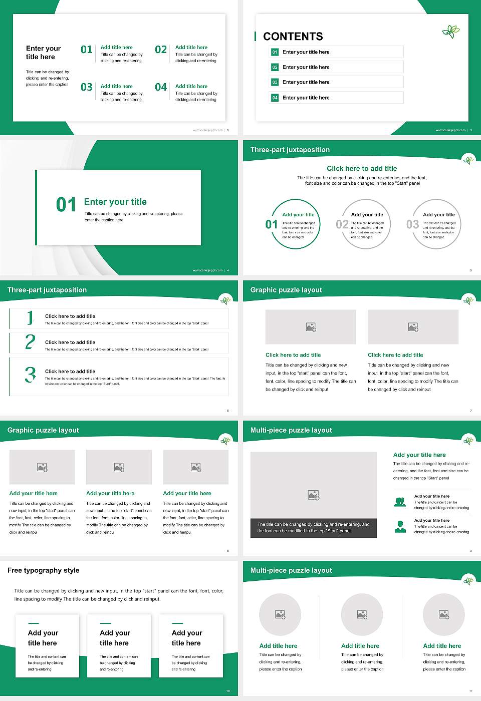 Fukuyama University Academic Presentation/Research Findings Report PPT Template16:9 ratio PPT effect preview image2