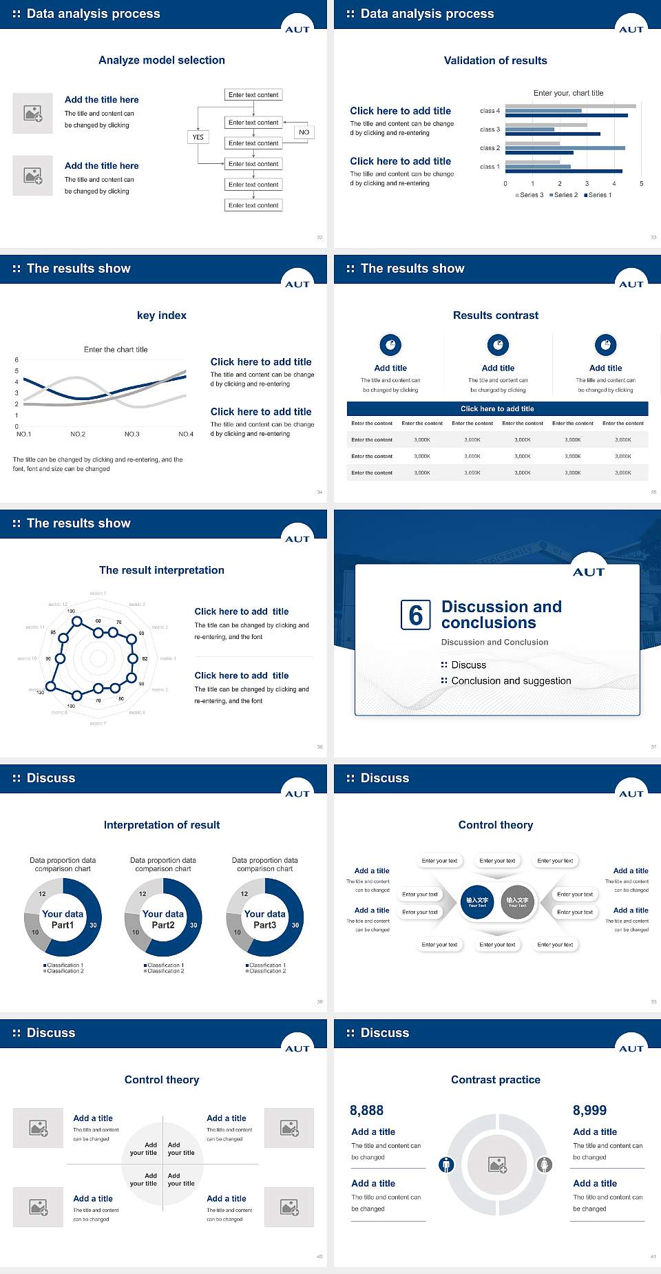 Aichi University of Technology Graduation Thesis Defense PPT Template4:3 ratio PPT effect preview image5