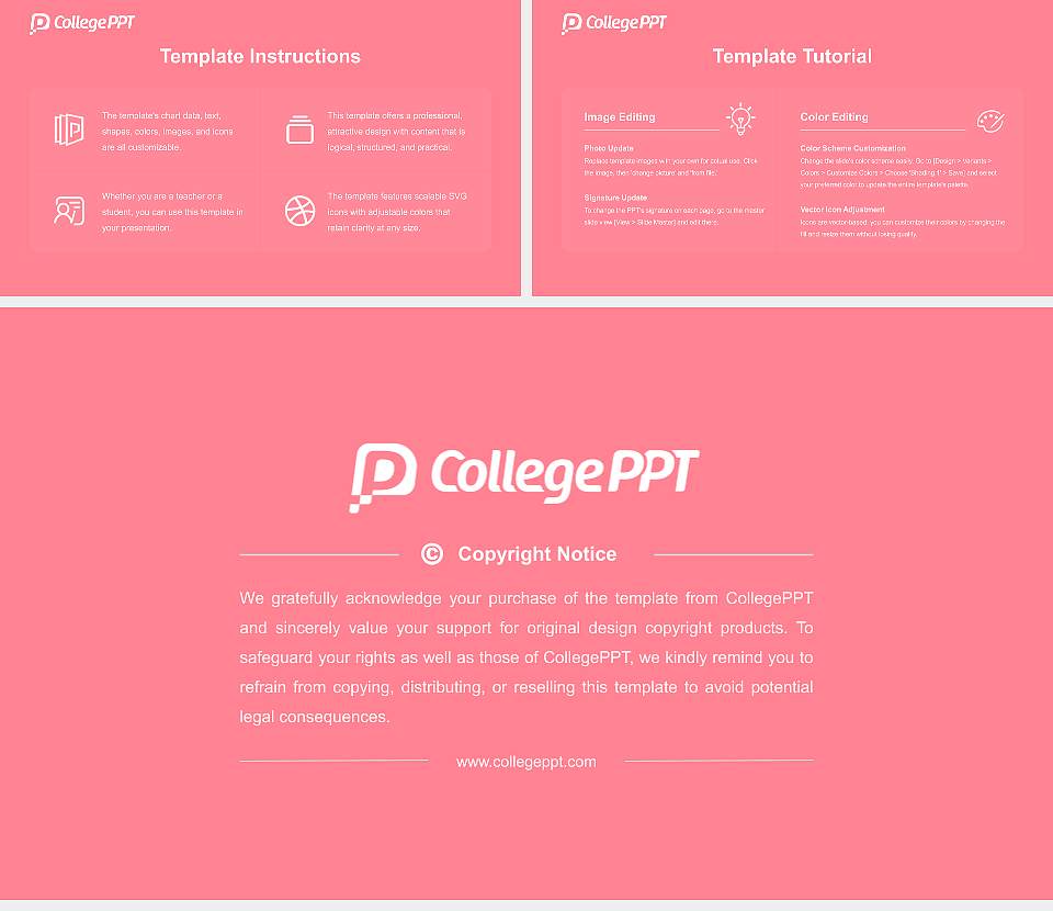 Aikoku Gakuen University Academic Presentation/Research Findings Report PPT Template16:9 ratio PPT effect preview image5