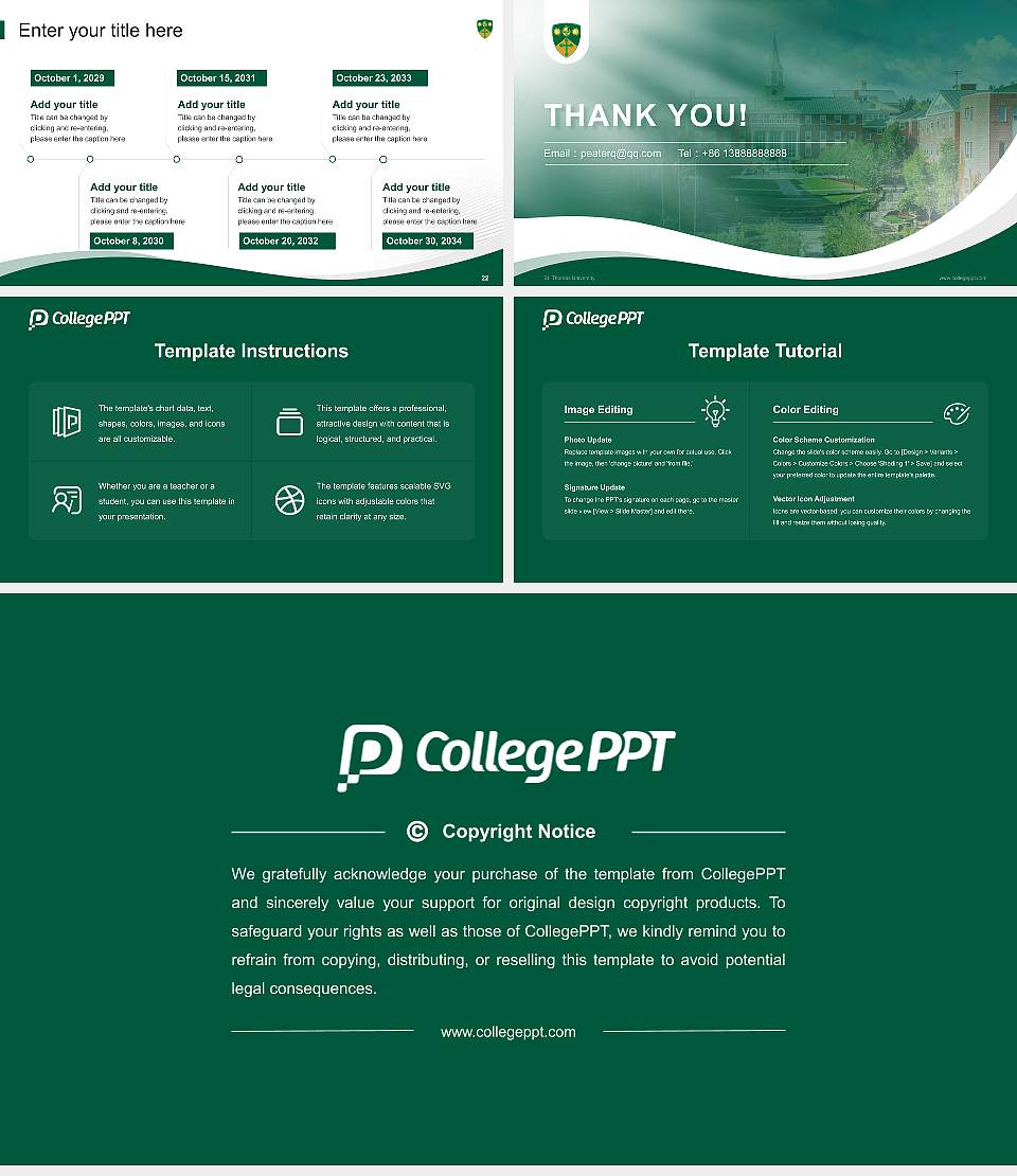 St. Thomas University Lecture Sharing and Networking Event PPT Template16:9 ratio PPT effect preview image4