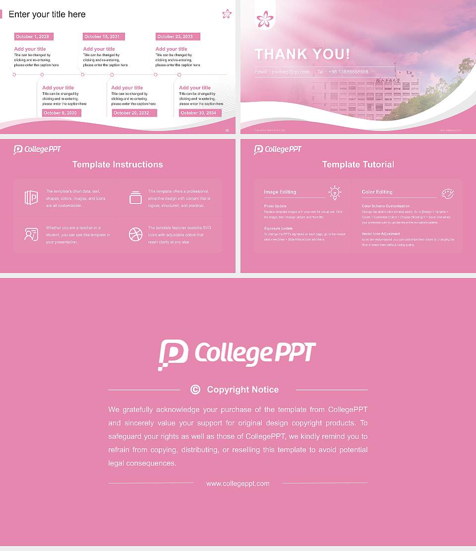Fukuyama Heisei University Lecture Sharing and Networking Event PPT Template16:9 ratio PPT effect preview image4